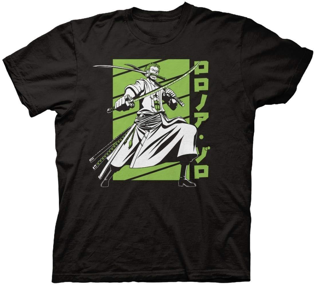 

2026 Summer ONE PIECE Anime RORONOA ZORO Printed Loose Shortsleeved Pure Cotton Childrens Tshirt Tide Unisex Casual Y2k S