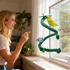 Parrot Rope Perch Cotton Flexible Standing Green Chewing Toy Climbing Swing Bird Rope Toy For Cockatoos Lovebirds Conures