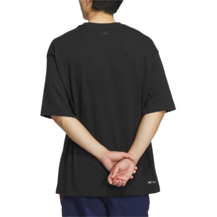 Adidas Originals X Disney Classic Sports Series Round Neck Fashion Soft Comfortable Versatile Short Sleeve T-Shirt Men Tops KG6684