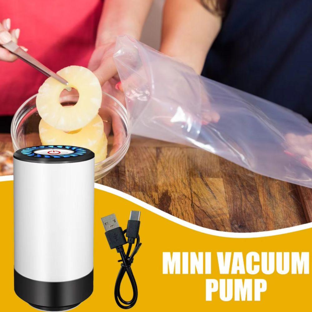 Low Noise Electric Vacuum Pump Mini Body Compressed Bag Air Pump Vacuum Bag Pump  Food Preservation