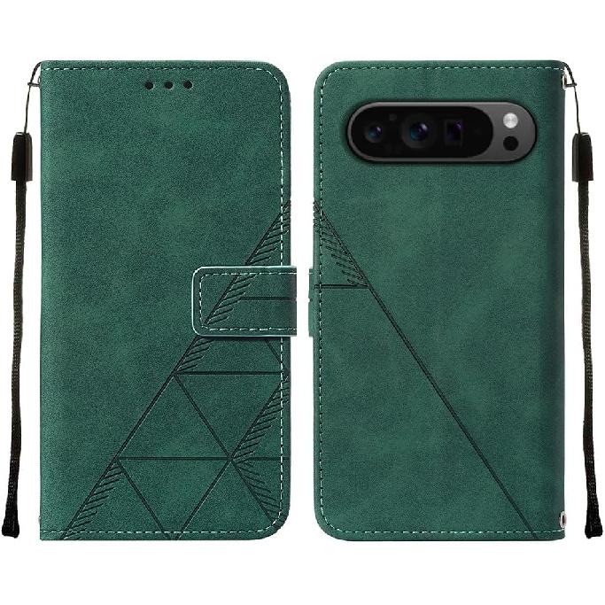 Flip Case for Google 9 Pro XL Faux Leather Wallet Holster with Cards Holder Kickstand Magnetic Closure Shockproof Folio Protect Cover for Google