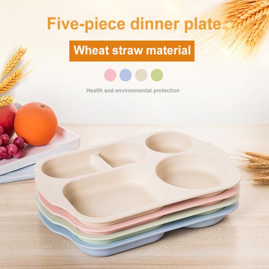 

5 шт./компл. детская тарелка, полипропиленовый поднос, детские фрукты, ложка для кормления Пратос, товары для продажи зелёный