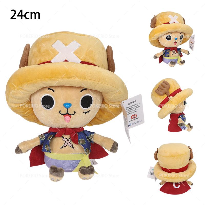 Original One Piece Plüschtier Gear 5 Luffy Sanji Brook Tony Tony Chopper Weiches Kuscheltier Kinder Echtes Anime-Geschenk