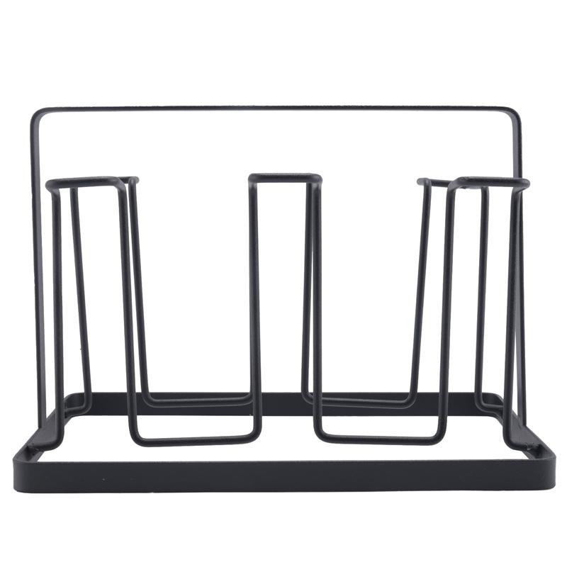 6 Glass Cups Stand Holder Drying Shelf Kitchen Water Cup Rack Home Hanging Drainer Storage Rack Accessories-B61B