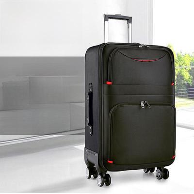 „Großer Trolley-Koffer aus Oxford-Stoff mit Universalrollen und Passwortschloss für Männer und Frauen“
