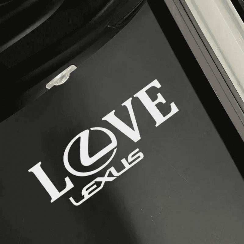 Lexus LOVE Flower Door Welcome Lights for ES, RX, and NX Models