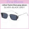 Sunglasses Female Fashion Square Sunglasses Uv400 Sun Protection For Outings And Parties