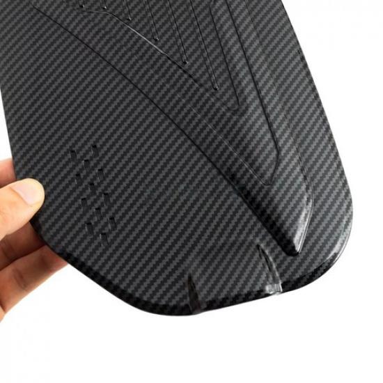 Carbon Fiber Car Fuel Tank Cap Cover Trim For -2024 Ford F-150 Accessories