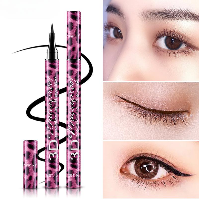 Red Leopard Print Mascara Eyeliner Set Makeup Set Is Waterproof and Stain-free