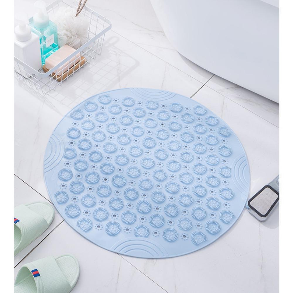 Easy To Clean With Drain Hole Drainage Massage Foot Pad Bathroom Carpet Bathtub Mat Bath Mat
