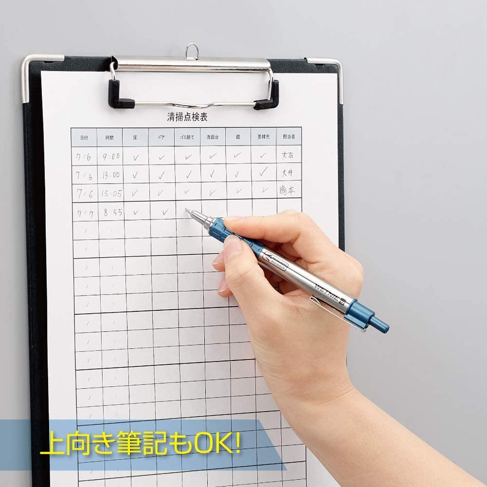 Zebra Wetney Oil-Based Ballpoint Pen, 0.7mm, Blue Barrel, Black Ink, Set of 4, P-BA100-BL-4AZ