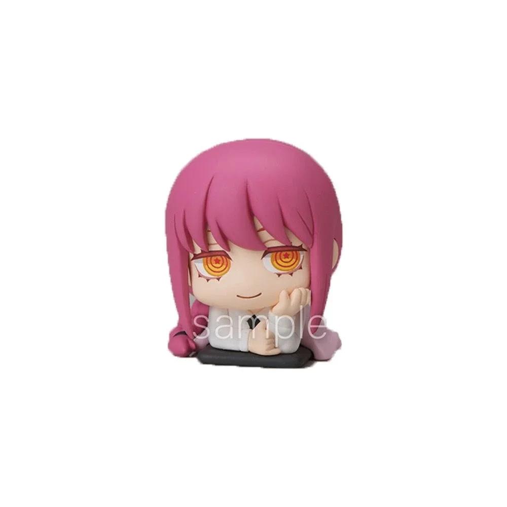 Chainsaw Man Power Figure Anime Cute Aki Denji Statue Makima Sleeping Decoration Action Figurine Sculpture Desk Accessories Gift