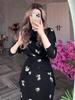 2024 Summer Women's Floral Print Loose Fit Crew Neck Skirt Set