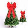 Festive Red Velvet Christmas Bow For Charming Holiday Decor And Seasonal Celebrations