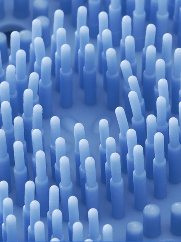 1pc-Silicone Bathroom Sucker Non-slip Mat Lazy Foot Bath Bath Artifact Rub Back Massage Pad Foot Peeling Foot Scrub Brush