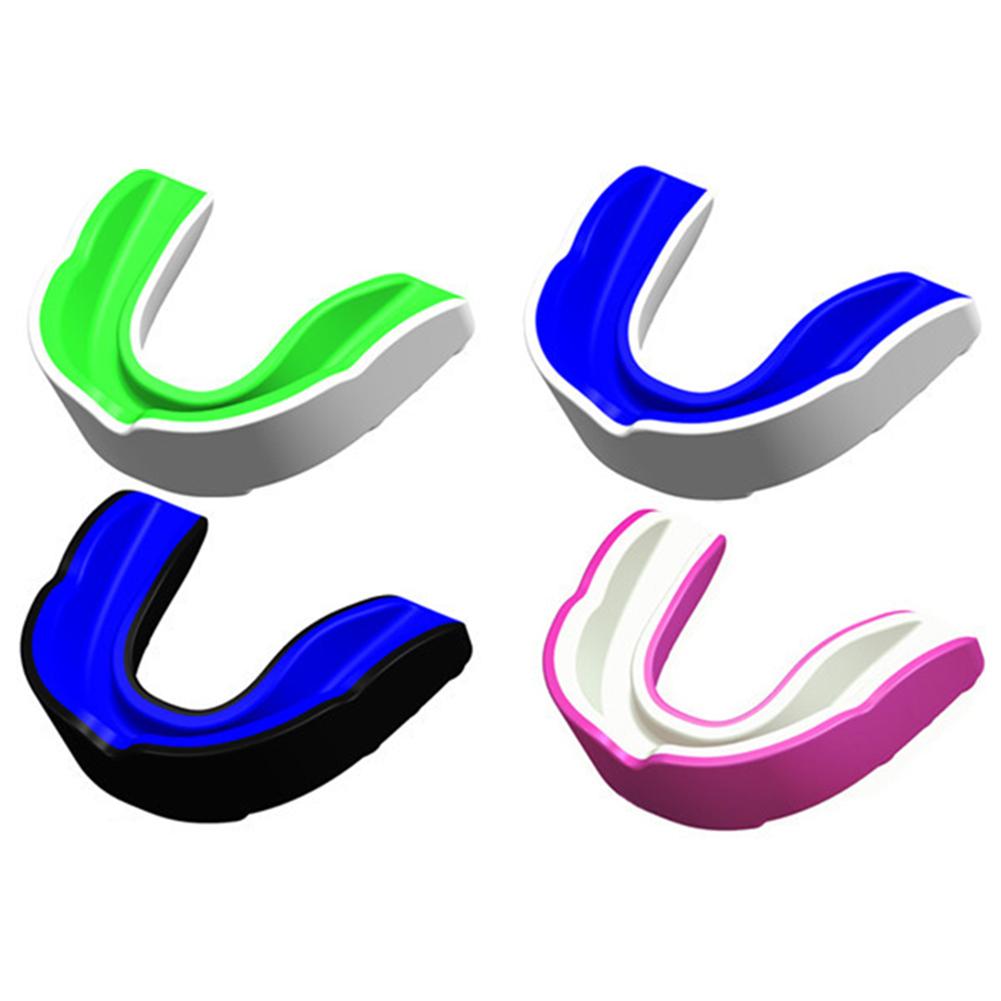 4-40 Stück Boxen Zahnschutz Mundschutz Mundschutz Schlanke Passform für Fußball Ringen Hockey Lacrosse Boxen für Kontaktsportarten 3 4pcs B