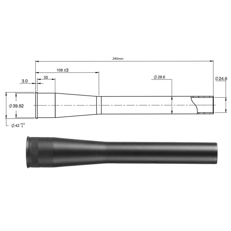 Bike Front Fork Tube Aluminum Alloy Mountain Bicycle Shock Absorber Gas Oil Front Fork Head Tube Cycling MTB  Accessories