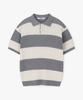 POLYGRAM Preppy Striped Collared Short Sleeve Knit - 5 Colors