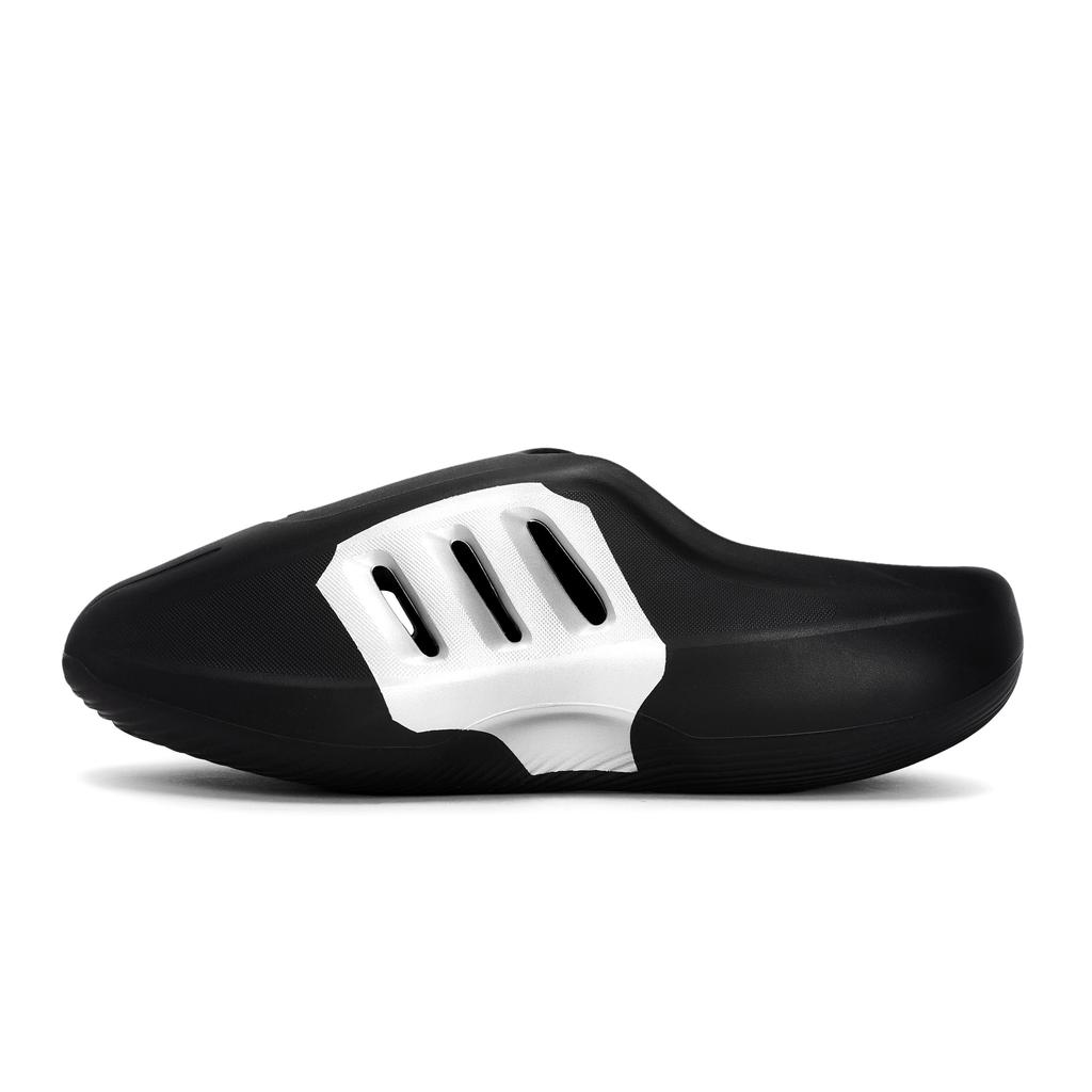 Adidas Originals AdiFOM IIInfinity Mules Quiet Abrasion Resistant Closed Toe Slippers Unisex Black Silver IG6969(Team80-S-BOX)