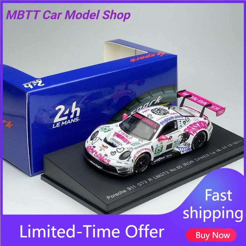 AABKQ1 Spark 1:64 Porsche 911 GT3 R 2025 Le Mans Iron Lady Die-Cast Modellauto