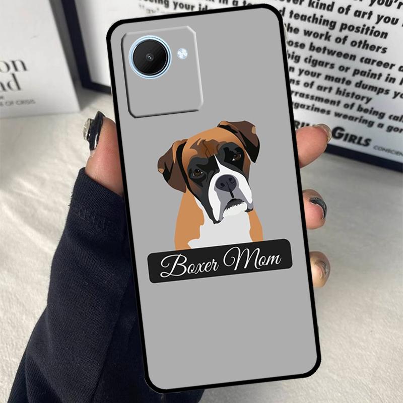Boxer Dog For Realme 15 14 10 11 12 13 Pro Plus C65 C67 C71 C63 C61 C55 C51 C53 C75 GT6 GT7 Pro Case