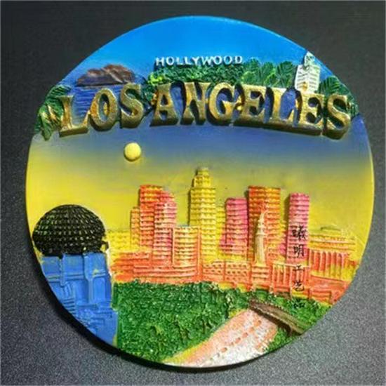 USA Refrigerator Magnet Souvenir - Statue of Liberty, NYC, LA, SF, Hawaii, Boston