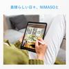 NIMASO Glass Film for iPad mini6 (6th Generation) Tempered Glass Shock Absorption LCD Protection Film Set of 2 with Guide Frame NTB21J354