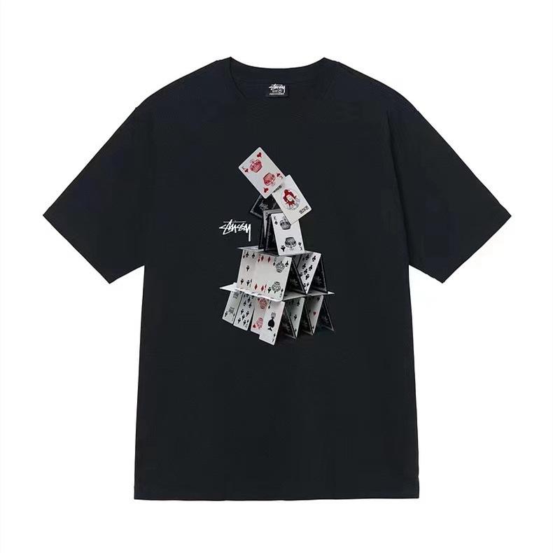 Stu 2025 New Men's and Women's Short-sleeved T-shirt Summer Men's Loose 230g Heavy High-quality T-shirt