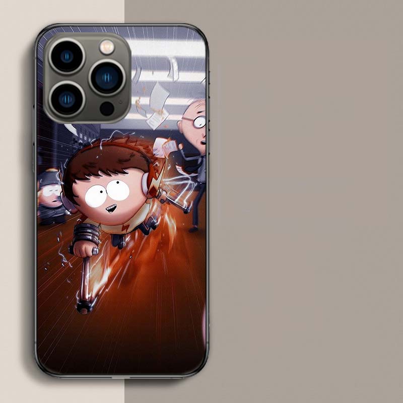 Cool S-South P-PARK Phone Case For Iphone 17 Air 15 Pro 14 Plus 16 Pro Max 17E 16E 12 13 Mini 11 Cover Cute Fundas