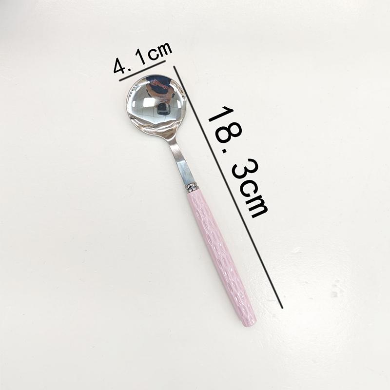 Stainless Steel Coffee Spoon Teaspoon Long Handle Dessert Ice Cream Spoon Cake Spoon Tableware Kitchen Gadgets