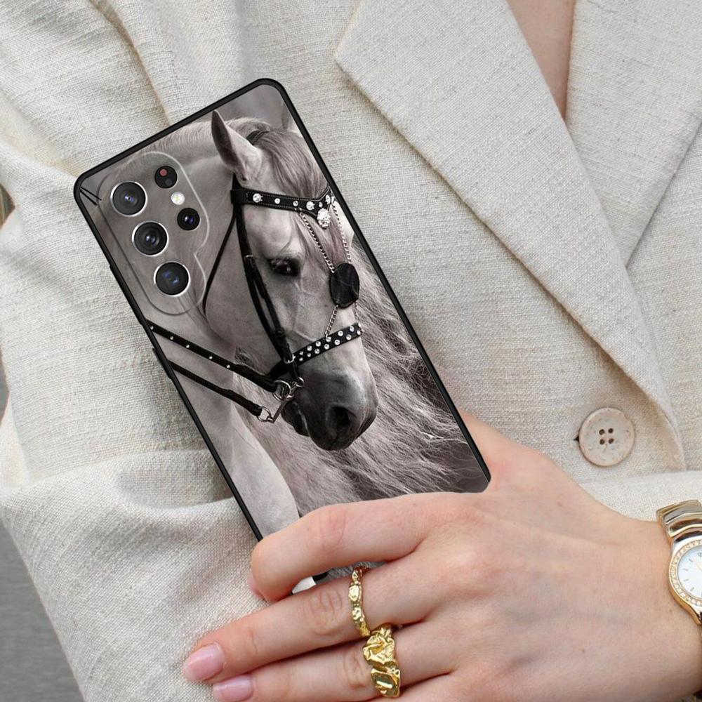 HORSE BEAUTIFUL Cell Phone Case for Samsung Galaxy S26 Ultra S25 S24 S23 S22 S21 S20 Note10 Cover