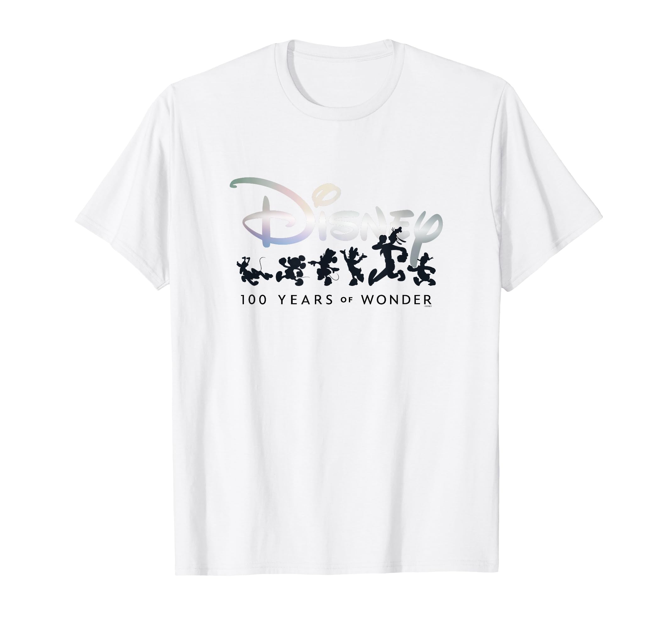 

Мужская футболка с коротким рукавом Disney 100 лет чудес Микки и друзья Силуэт D100