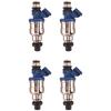 #554R 4Pcs Fuel Injectors Nozzle for Mazda Miata 1.6/1.8L 1990-1995 195500-1970 (plastic + Metal)