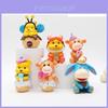 Cute 4th Generation Winnie The Pooh Tigger Piglet Eeyore Toy Figure Doll 8cm Plastic/plastic Anime Character Other