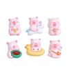 Pink Baby Cartoon Resin Accessories Kit