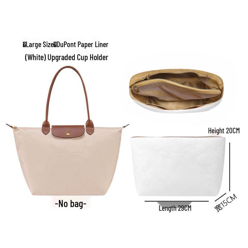 Longxiang Leichte DuPont-Papier-Tasche in Tasche: Innentasche in großen, mittleren und kleinen Größen, stützende Form, wasserdicht, Aufbewahrungstaschen.