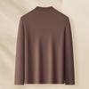 MONTAGUT Men's Cashmere Blend Mock Neck Sweater