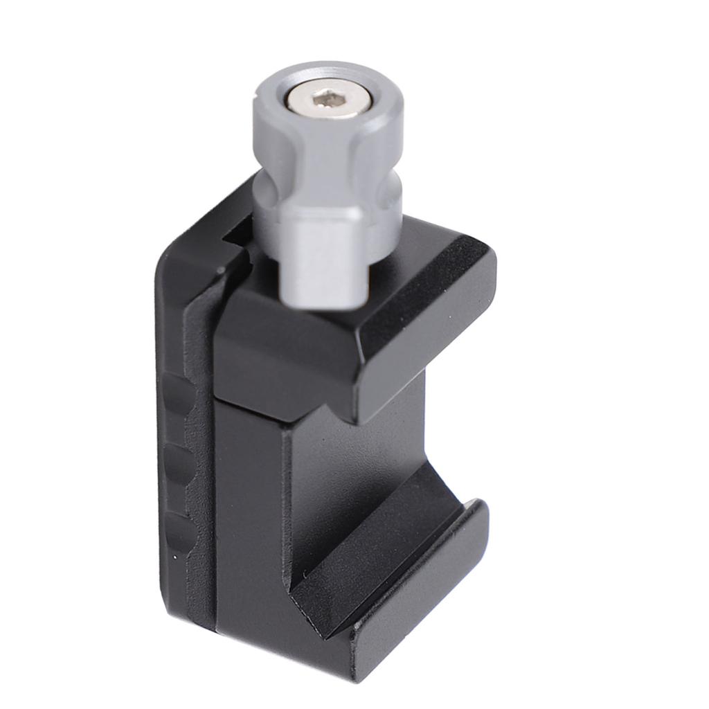 Quick Release Rail Clamp Aluminum Camera Cage Rail Clamp Adapter with 1 4 3 8 Inch Screw Holes for Camera Display