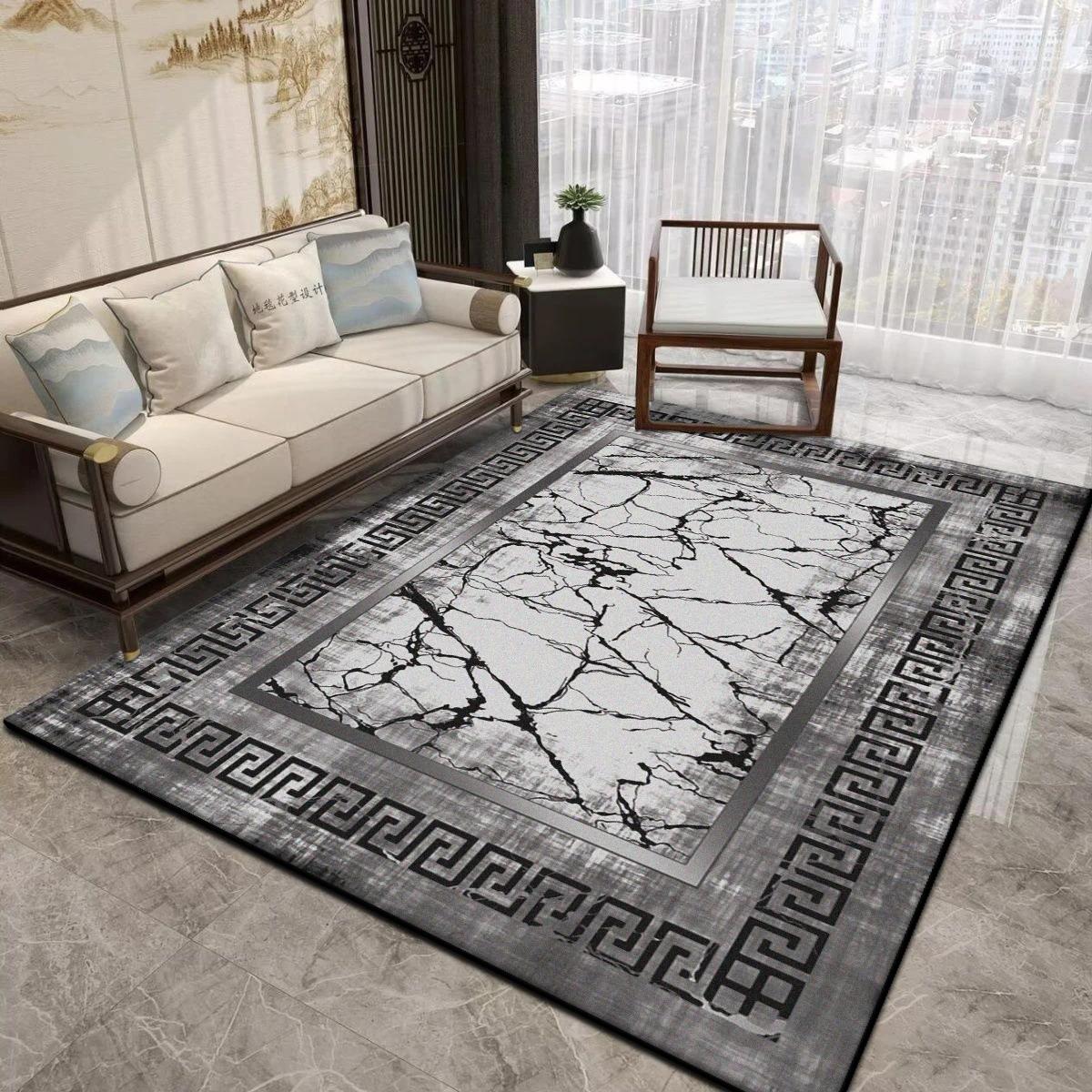 

Minimalist Area Rug for Living Room Lounge Large Soft Carpet Non-Slip Machine Washable 80x120cm
