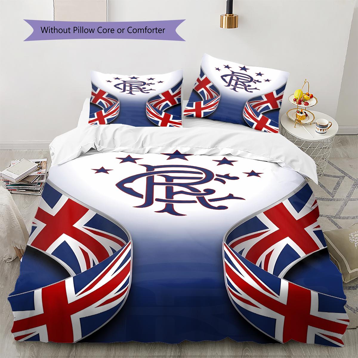 

Rangers Badge Pattern Bedding,Quilt Set Quilt Cover Pillowcase Home Birthday Gift (1 * duvet cover + 2 * pillowcase, without core) 135x200cm