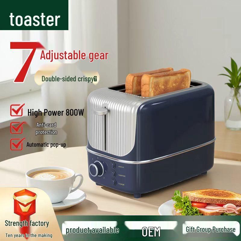 Durable Automatic Toaster: Household Sandwich Maker & Breakfast Essential