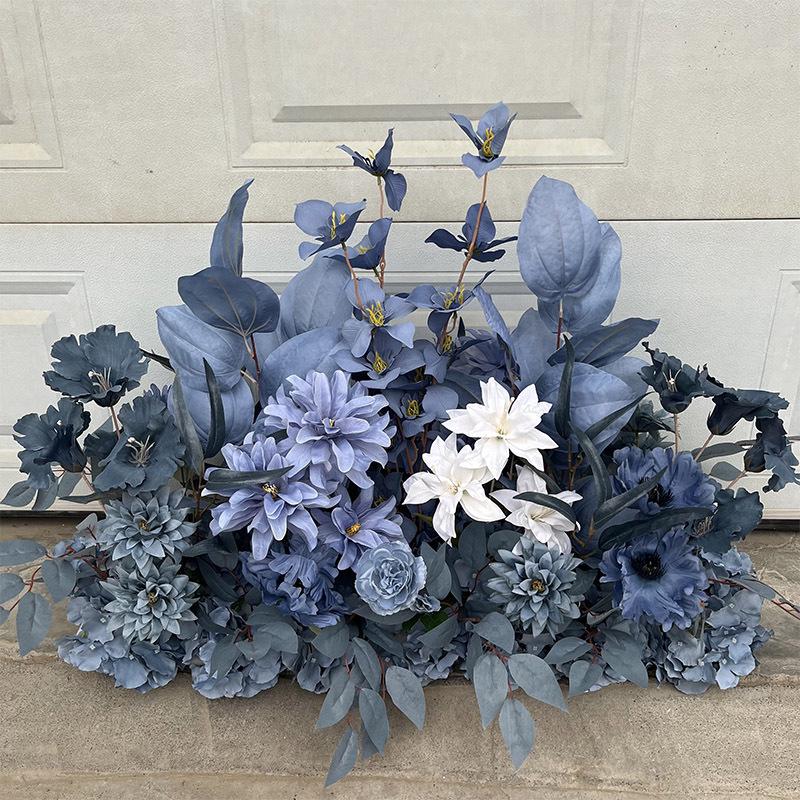 Complete Wedding & Banquet Artificial Flower Set: Ground Rows & Table Decor