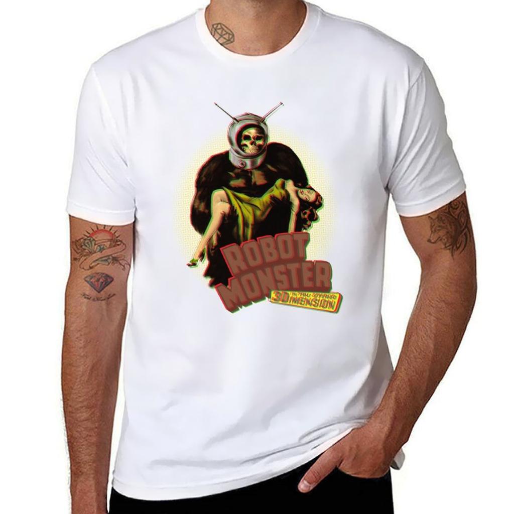 Robot Monster Tshirt Athletic Quick Dry Tshirt For Unisex