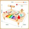 Children'S Drum Kit, Multi-In-1 Musical Instruments Children From 1 2 3 Years With Xylophone, Montessori Baby Toy, Children'S To