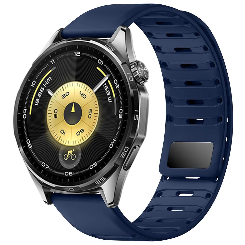 22mm Silicone Strap For Huawei Watch 5 4 3 46mm GT6/5/3/2 Pro GT6/5/4/3 46mm Sport Magnetic Buckle Adjustable Bracelet Wristband