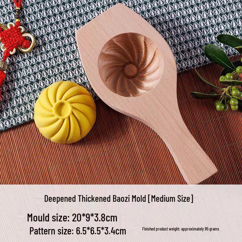Solid Wood Steamed Bun Making Tool Set
