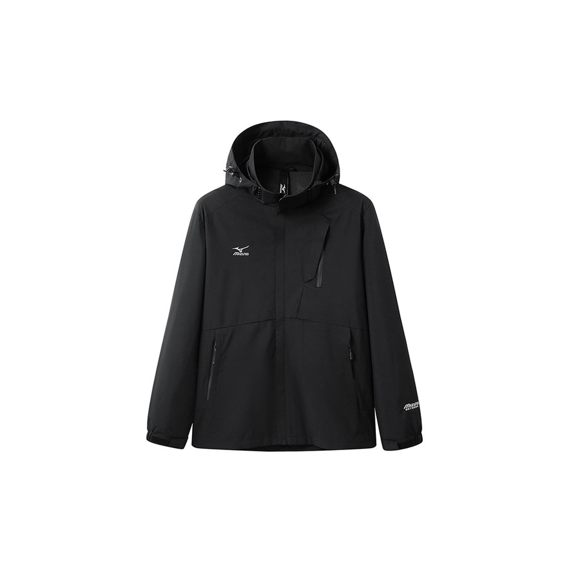 

Mizuno Outdoor Woven Hooded Multi-Pocket Logo Print Jacket Unisex Jackets A2CE3112