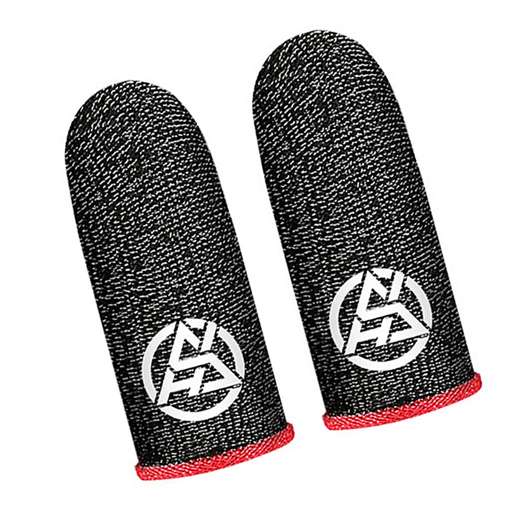 1 Pair High Sensitivity Finger Sleeves Conductive Fiber Material For Accurate Touch Displa Control In Competitive Gaming