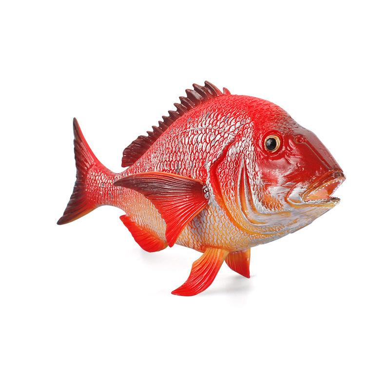 

Fish Tropical Lifelike Models Including Red Silk Fish And Green Snapper Perfect For Decoration Home Red Silk Fish