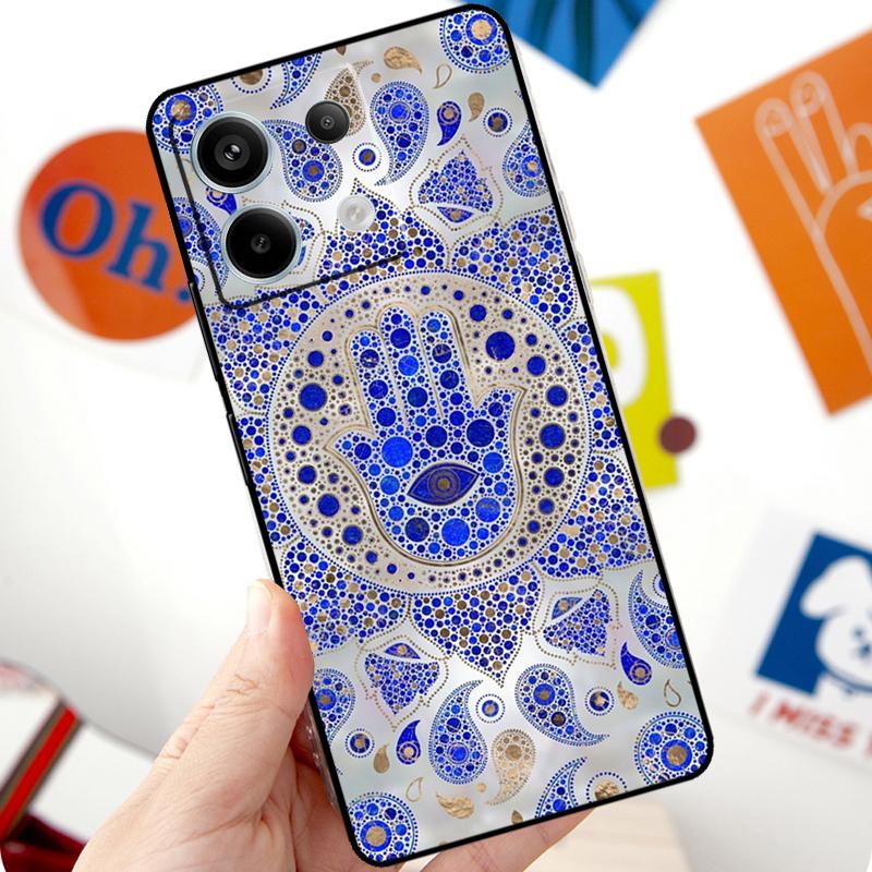 Hamsa Hand of Fatima Funda For Xiaomi Redmi Note 14 10 11 12 13 15 Pro Plus Case For Redmi 15 15C 13C 12C 10C 14C